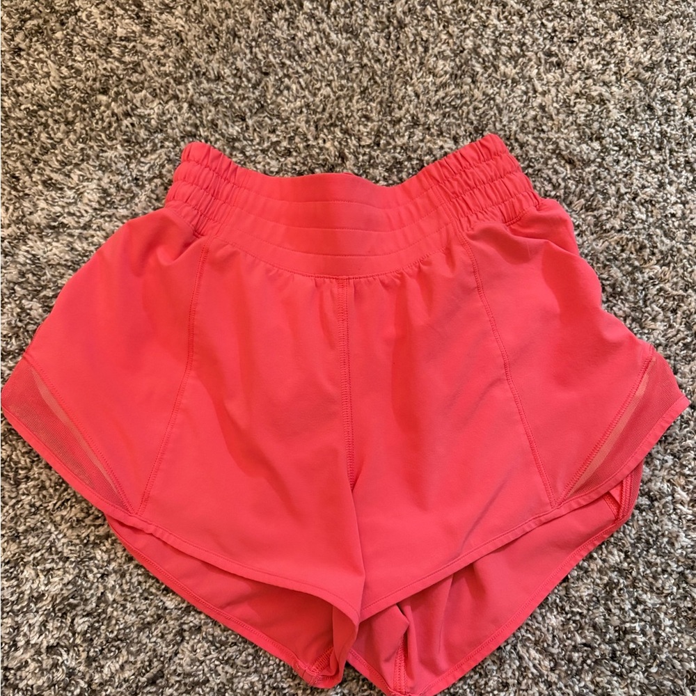 lululemon athletica Coral Athletic Shorts